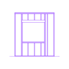 Buildings Wood Walls Framing Window Tracing Svg Vector, Free Vectors File